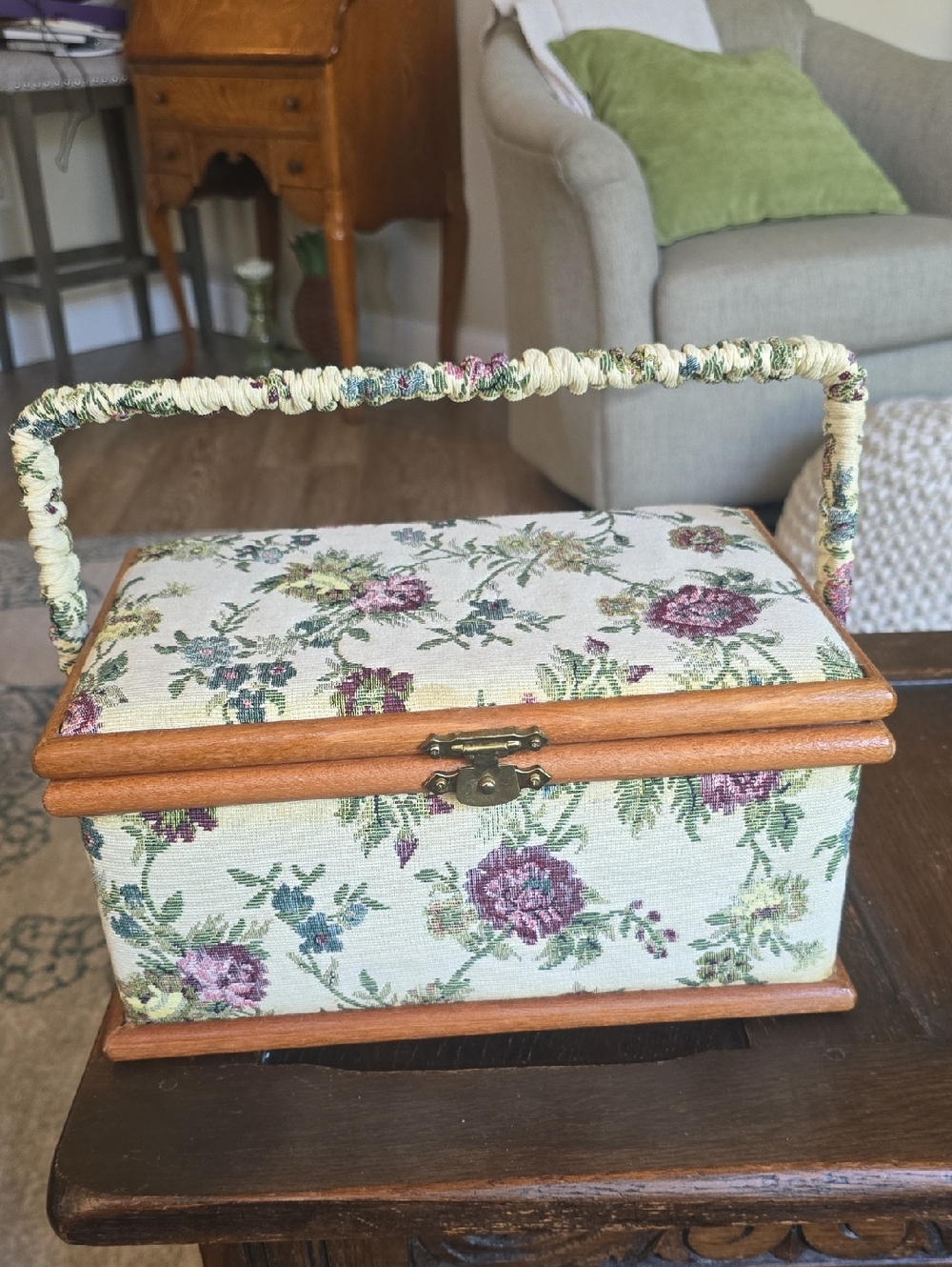 Vintage Tapestry Box